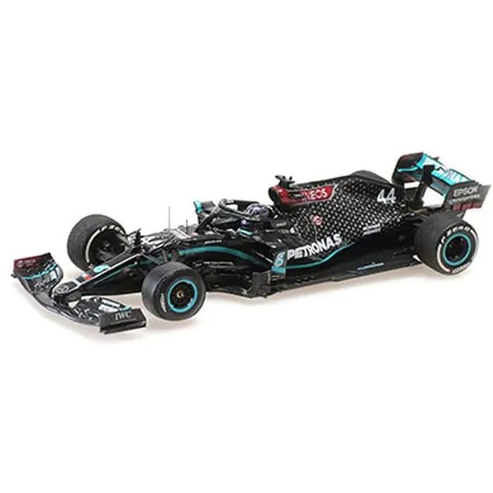 【沖縄・離島配送不可】MINICHAMPS 1/43 メルセデス AMG ペトロナス F1チーム W11 EQ パフォーマンス ルイス・ハミルトン イギリスGP 2020 ウィナー 京商 410200444