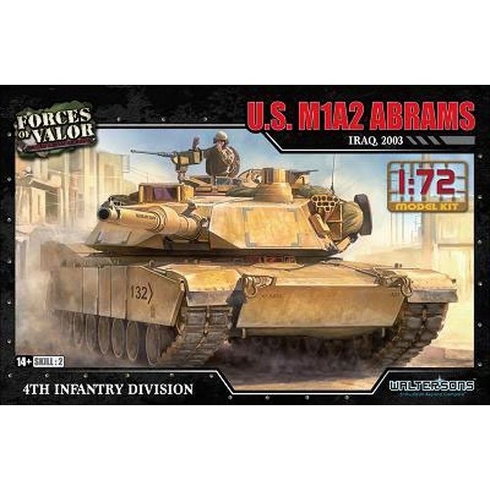ウォルター ソンズ 1/72 アメリカ軍 M1A2 エイブラムス 第4歩兵師団 2003年 イラク サマーワ プラッツ WS55005R