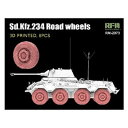 ライフィールドモデル 1/35 1/35 Sd.Kfz. 234/2 プーマ用 ホイールセット (3Dプリンター製、8個入り) ビーバーコーポレーション RFM2073