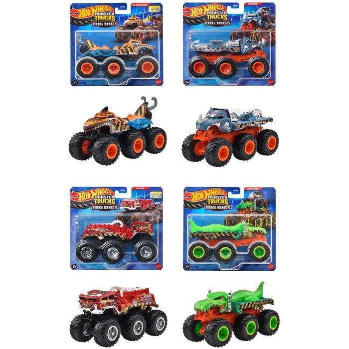HWN86-986B ホットウィール モンスタートラック トランスポーター アソート （入数：4） マテル・インターナショナル HWN86-986F