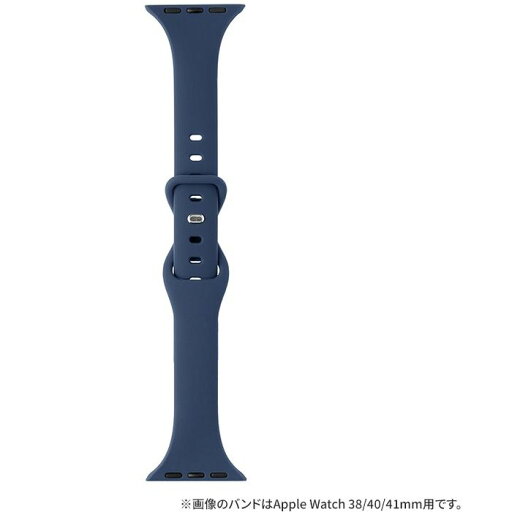 Apple Watch 42(Series 1,2,3)/44/45/46/49mm バンド 「CORVIN」 スリムシリコンバンド ネイビー LEPLUS NEXT LN-AW49B01NV Apple Watch 42(Series 1,2,3)/44/45/46/49mm バンド 「CORVIN」 スリムシリコンバンド ネイビー LEPLUS NEXT LN-AW49B01NV