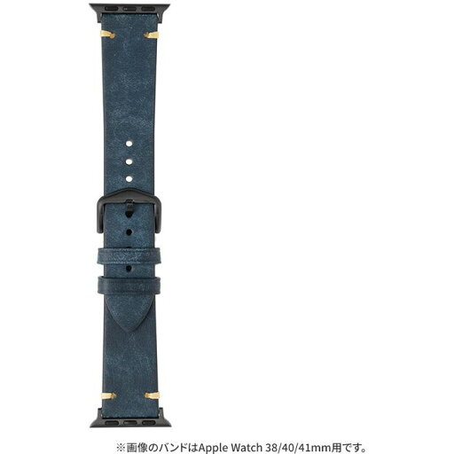 Apple Watch 42(Series 1,2,3)/44/45/46/49mm バンド 「CORVIN」 ヴィンテージ調レザーバンド ネイビー LEPLUS NEXT LN-AW49B17NV Apple Watch 42(Series 1,2,3)/44/45/46/49mm バンド 「CORVIN」 ヴィンテージ調レザーバンド ネイビー LEPLUS NEXT LN-AW49B17NV