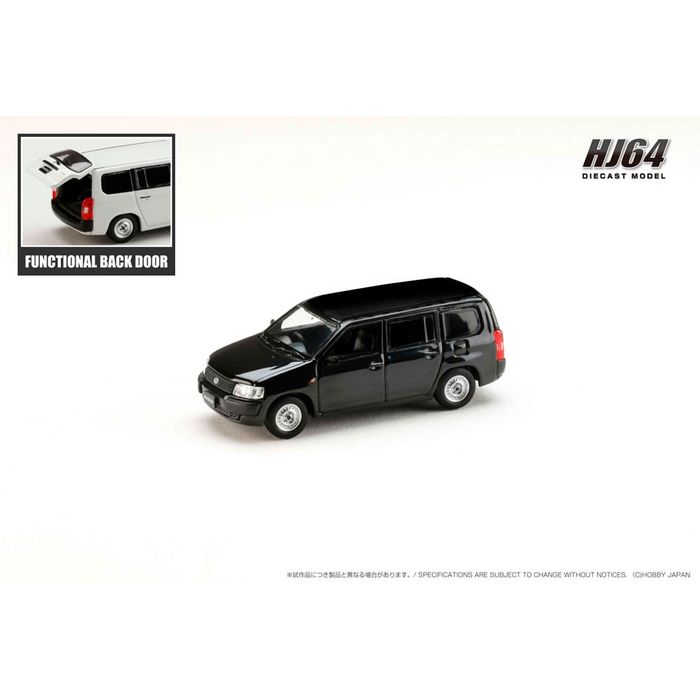 乐天商城 - 1/64 トヨタ プロボックス GL ブラックマイカ ホビージャパン HJ644062BK