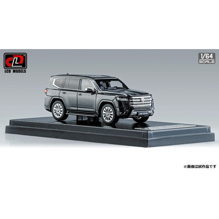 スマホカバー専門店 ドレスマの1/64 Toyota LC300-ZX (Grey) インターアライド LCD64027-ZX-GR｜アングル3