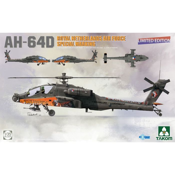 乐天商城 - 【沖縄・離島配送不可】1/35 AH-64D オランダ空軍 スペシャルマーキング (限定版) ビーバーコーポレーション TKO2609