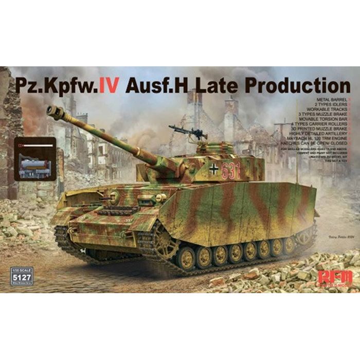 樂天商城 - 【沖縄・離島配送不可】1/35 4号戦車 H型 後期型 w/連結組立可動式履帯 ビーバーコーポレーション RFM5127