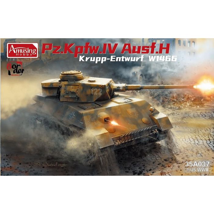 樂天商城 - AMH35A037 アミュージングホビー 1/35 IV号戦車 クルップ計画型 ビーバーコーポレーション AMH35A037