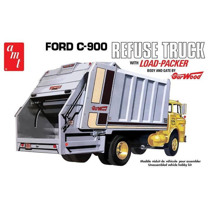 SEARCH WORD：プラモデル ミニカー AMT(プラッツ)（エーエムティー） AMT 1/25 フォード C-900 ガーウッド ロードパッカー ゴミ収集車 AMT1247 商品概要：AMT(プラッツ)（エーエムティー）｜AMT 1/25 フォード C-900 ガーウッド ロードパッカー ゴミ収集車｜AMT1247。商品仕様：■メーカー：プラッツ■JANコード：849398046753■商品名：AMT 1/25 フォード C-900 ガーウッド ロードパッカー ゴミ収集車■型番：AMT1247■仕様：メーカー：AMT(プラッツ)（エーエムティー）品番：AMT1247スケール：1/25JAN：849398046753■特長：【商品について】モデルはフォードを代表するトラック、Cシリーズの中のC-900を1/25スケールで 再現したプラスチックモデル組み立てキットです。このキットではリヤの荷台部分にガーウッド社製のロードパッカーを装備した ゴミ収集車タイプをモデル化しています。車体後部に装備されたロードパッカー車ならではのボディがポイント。その形状、外観はもちろん、後部のゲートや内部メカの一部に至るまで新規金型でモデル化。完成後の可動部分も楽しみなキットです。ベースとなっているフォードC-900はキャブの特徴あるデザインをリアルに表現するのはもちろん、 フロントグリルやバンパーなど、ディテールもしっかりと再現。さらに、エンジンを搭載するシャーシはフレーム形状から前後サスペンションなどもモデル化。作りごたえあるフルディテールモデルです。【主な特徴】■新規金型■1/25スケールでアメリカのロードパッカー車を再現■後部に取り付けられたパッカーは形状やメカの一部もしっかりとモデル化■パッカーの後部ゲートなどは完成後も可動■V型8気筒のエンジンやフレーム、サスペンションまで再現されたフルディテール■ご注意：※製品の仕様や価格は予告なく変更する場合があります。※掲載している画像は、実際の製品と一部異なる場合があります。※製品のパッケージ（外箱やスリーブ等）は本体を保護する目的となり、運搬におけるダメージについては不良交換の対象外となります。※新製品は発売日が変動する場合があります。※商品概要、仕様、サービス内容及び企業情報などは商品発表時点のものです。※最新の情報に関しましては、メーカーサイトをご覧ください。※発売前予約商品についてはメーカーの商品製造数により納期が遅れる場合やご注文キャンセルをお願いする場合がございます。