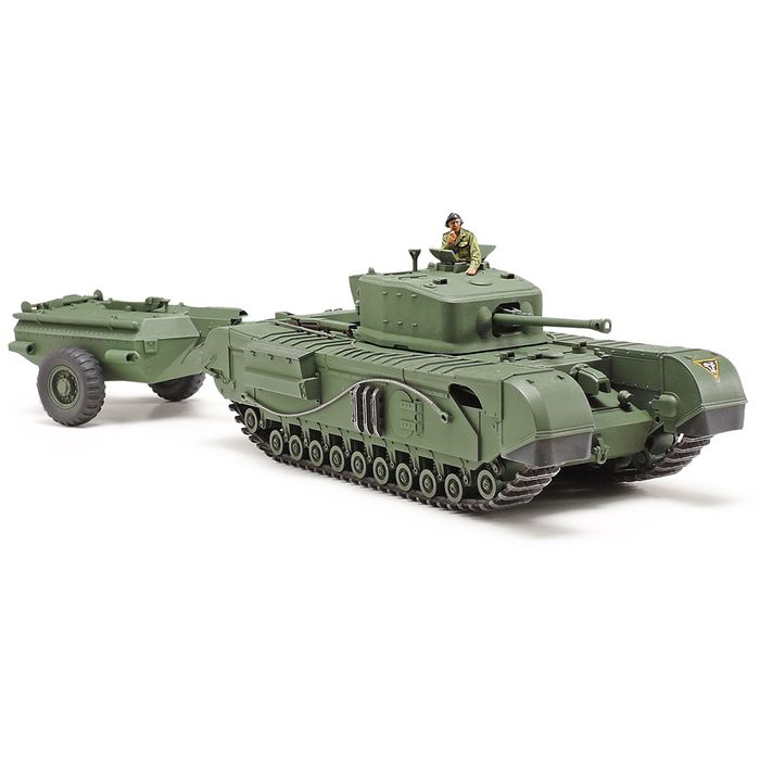 SEARCH WORD：タミヤ（TAMIYA） プラモデル 模型 ホビー おもちゃ 趣味 コレクション商品概要：タミヤ（TAMIYA）｜1/48MM イギリス戦車 チャーチルMk.7 クロコダイル。商品仕様：■メーカー：タミヤ■JANコード：4950344325948■商品名：1/48MM イギリス戦車 チャーチルMk.7 クロコダイル■型番：32594■特長：【イギリス唯一の量産型火炎放射戦車】第二次大戦中のイギリス軍を代表する歩兵戦車がチャーチルです。数多くの改良型が作られましたが、特に1943年末に登場したMk.VIIは主砲として75mm砲を搭載。各部の装甲も強化され、ノルマンディ上陸以降のヨーロッパ反攻作戦で大きな働きを見せました。またチャーチルをベースとして様々な支援車輌や特殊車輌が開発されましたが、その中でも有名なのが火炎放射戦車であるチャーチルMk.VIIクロコダイルです。Mk.VIIをベースとして前方機銃に換えて火炎放射ノズルを装備し、燃料などを搭載した装甲トレーラーを牽引。80mを超える強力な火炎放射は歩兵部隊の支援に絶大な威力を発揮しました。■仕様：メーカー：タミヤ（TAMIYA）スケール：1/48備考：【模型要目】火炎放射戦車チャーチルMk.VIIクロコダイルと歩兵戦車チャーチルMk.VIIのどちらかを選んで組み立てられるプラスチックモデルキットです。★1/48スケール：、全長250mm(クロコダイル)、156mm(チャーチルMk.VII)、全幅72mm。★武骨な姿を組み立てやすいパーツ構成でモデル化。★履帯はパーツの一体化を進めた部分連結式。★コマンダーの半身像、デカール2種類付き。★車体内部のウェイトが重量感を演出。写真はキットを組み立て、塗装したものです■ご注意：※製品の仕様や価格は予告なく変更する場合があります。※掲載している画像は、実際の製品と一部異なる場合があります。※製品のパッケージ（外箱やスリーブ等）は本体を保護する目的となり、運搬におけるダメージについては不良交換の対象外となります。※商品概要、仕様、サービス内容及び企業情報などは商品発表時点のものです。※最新の情報に関しましては、メーカーサイトをご覧ください。※発売前予約商品についてはメーカーの商品製造数により納期が遅れる場合やご注文キャンセルをお願いする場合がございます。