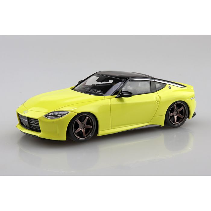 楽プラ スナップキット No.17CU-IY ニッサン RZ34 フェアレディZ カスタムホイール(イカズチイエロー) アオシマ 4905083200049(3)