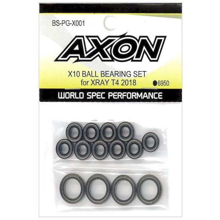 X10 BALL BEARING SET for XRAY T4 2018 アクソン BS-PG-X001