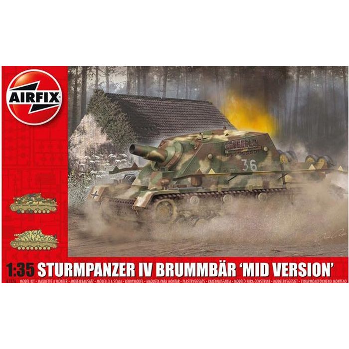 樂天商城 - エアフィックス 1/35 IV号突撃戦車 ブルムベア 中期型生産型 プラモデル 模型 ホビー GSIクレオス X1376