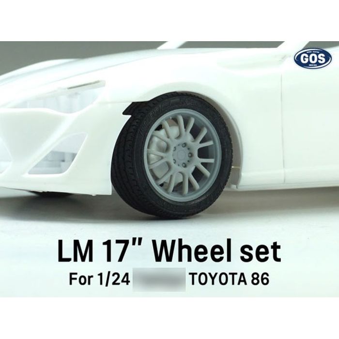 1/24サイズ 17インチサイズ トヨタ ハチロク ディティールアップ用ホイール プラモデル 模型 ホビー Finishers 4562362789475