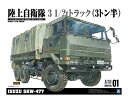 1/35 ミリタリーモデルキット No.1 1/2tトラック SKW-477 アオシマ 4905083058909