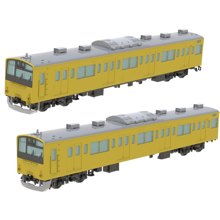 【沖縄・離島配送不可】1/80スケール JR東日本201系直流電車(中央・総武援行線) クハ201・クハ200キット ピーエムオフィスエー PP129