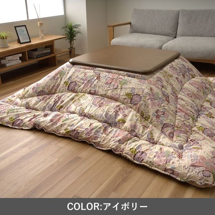 【沖縄・離島配送不可】【代引不可】こたつ こたつ厚掛 掛 舞妓 205×205cm アイボリー IKEHIKO 1160370140103
