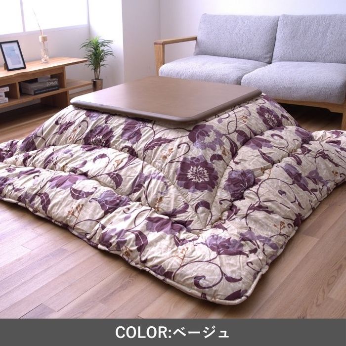 【沖縄・離島配送不可】【代引不可】こたつ こたつ厚掛 掛 リビエラ 205×285cm ベージュ IKEHIKO 11603..