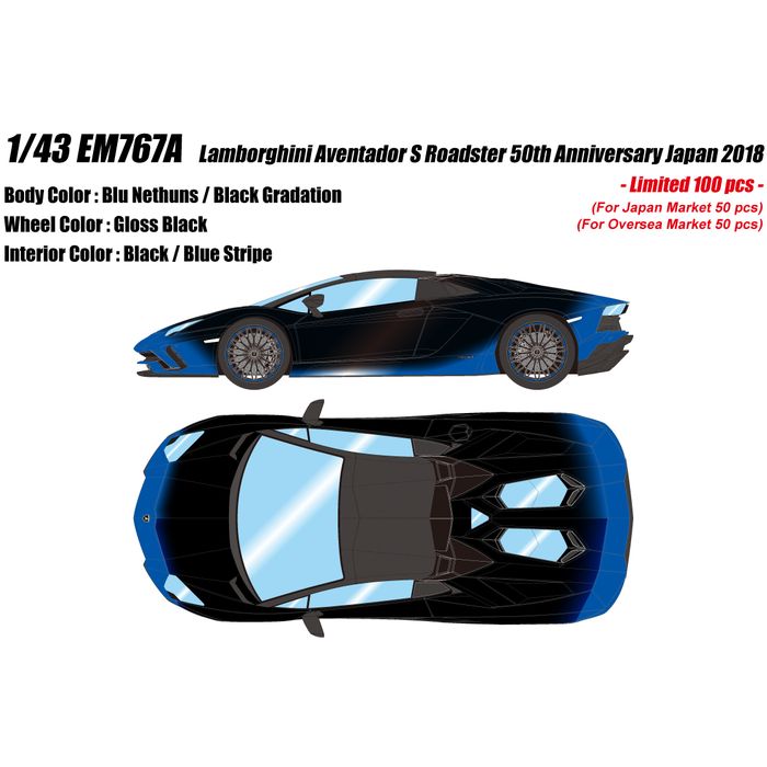 �ڲ��졦Υ�������Բġۡڸ����1/43 �������󥿥ɡ���S 50th Anniversary Japan 2018 �֥롼�ͥ��� / �֥�å�����ǡ������ ...