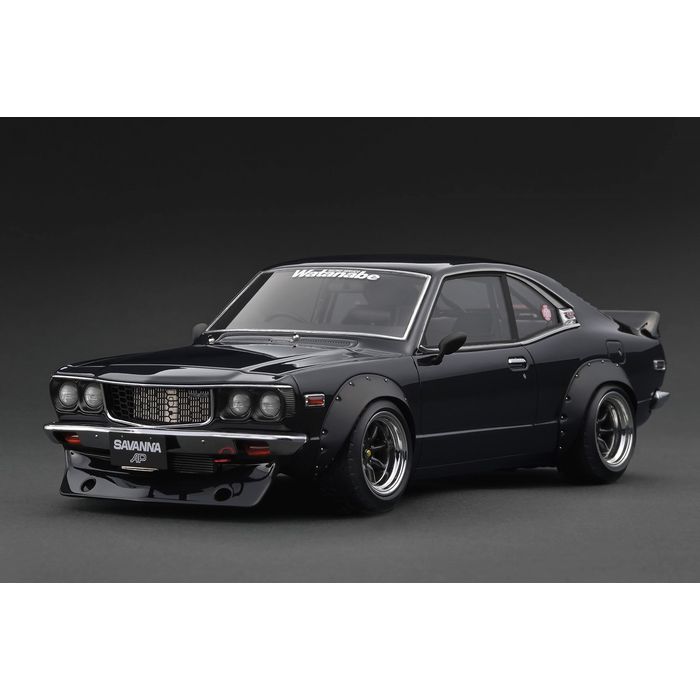 Rakuten - 【沖縄・離島配送不可】1/18 マツダ サバンナ (S124A) セミワークス ブラック 模型 ミニカー ティーケー・カンパニー IG3728