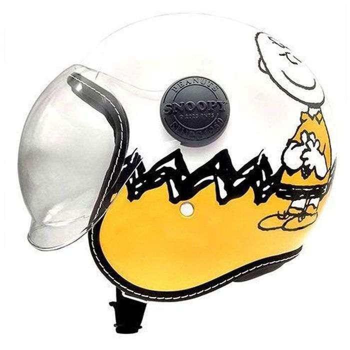 【北海道・沖縄・離島配送不可】【代引不可】SNOOPY ジェットシールドヘルメット イエロー アークス SNJ-110
