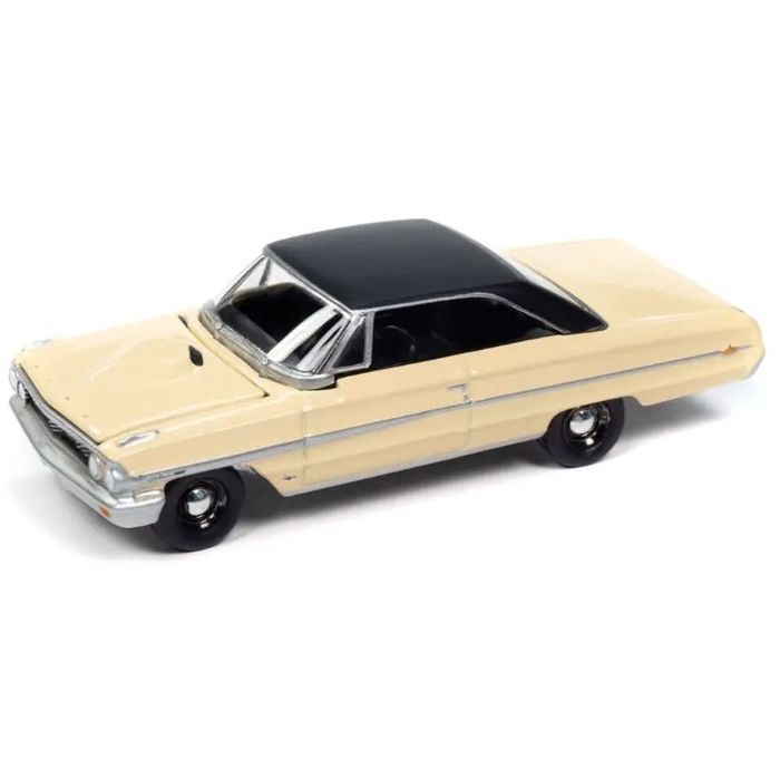 AUTOWORLD 1/64 1964 フォード ギャラクシー 500XL サンシャインイエロー/ブラック 京商 AWSP174A