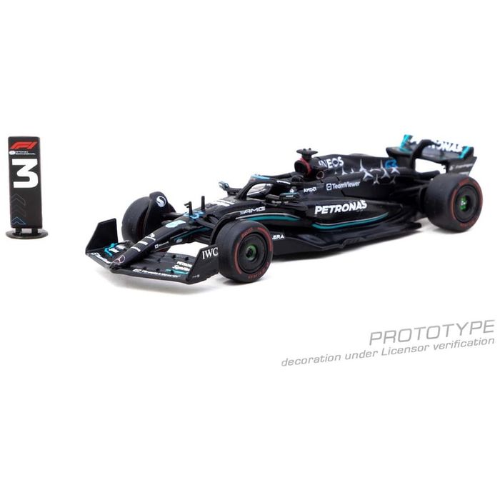 Tarmac Works 1/64 Mercedes-AMG F1 W14 E Performance Spanish Grand Prix 223 George Rus SpeedmasterJapan T64G-F64-GR1