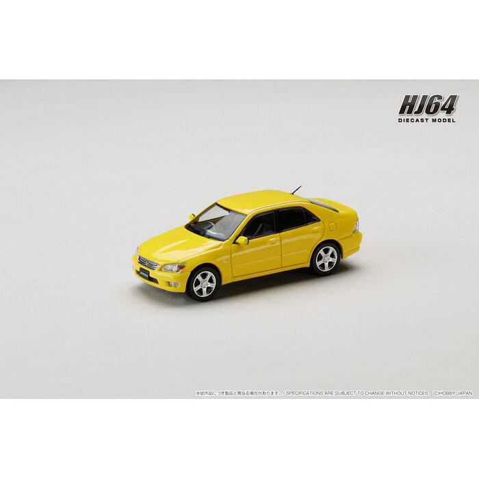 樂天商城 - HJ64 1/64 トヨタ ALTEZZA RS200 (E10) 1998 スーパーブライトイエロー ホビージャパン HJ641080AY