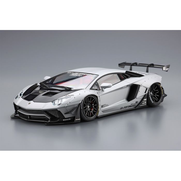 Model - 1/24 リバティーウォーク No.19 LBワークス ランボルギーニ アヴェンタドール リミテッドエディション Ver.1 プラモデル アオシマ 4905083202333