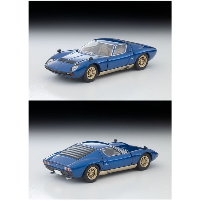 SEARCH WORD：トミカ TLV リミテッドヴィンテージ ミニカー 自動車 車 カー 模型 完成品 ジオラマ おもちゃ 玩具 コレクション インテリア 趣味 ホビー商品概要：1966年に発表された　ミウラ P400およびミウラ Sですでに伝説的な存在となっていたフェルッチオ・ランボルギーニは1971年の春、新型スーパーカー・カウンタック LP500で世界を驚かせました。しかしミウラの需要も依然として高く、同年ランボルギーニ社はミウラをよりワイドなリアフェンダー、ギアボックスと潤滑を分離し385馬力にパワーアップされたエンジン等を持つミウラ SVとして進化させました。TLVではミウラの主な世代、P400およびS、SVを製品化していますが、今回はミウラ SVに新色が登場。鮮やかなブルーメタリックのボディカラーをチョイスしました。ミウラ SVの特徴であるワイドなリアフェンダーや、従来型とは異なるヘッドライト周辺、テールライト等を再現しています。元祖スーパーカー、ミウラの最終進化型をTLVでもお楽しみください。商品仕様：■メーカー：トミーテック■JANコード：4543736336549■商品名：トミカリミテッドヴィンテージ LV ランボルギーニ ミウラ SV (青メタリック)■型番：4543736336549■ご注意：※製品の仕様や価格は予告なく変更する場合があります。※掲載している画像は、実際の製品と一部異なる場合があります。※製品のパッケージ（外箱やスリーブ等）は本体を保護する目的となり、運搬におけるダメージについては不良交換の対象外となります。※新製品は発売日が変動する場合があります。※商品概要、仕様、サービス内容及び企業情報などは商品発表時点のものです。※最新の情報に関しましては、メーカーサイトをご覧ください。※発売前予約商品についてはメーカーの商品製造数により納期が遅れる場合やご注文キャンセルをお願いする場合がございます。