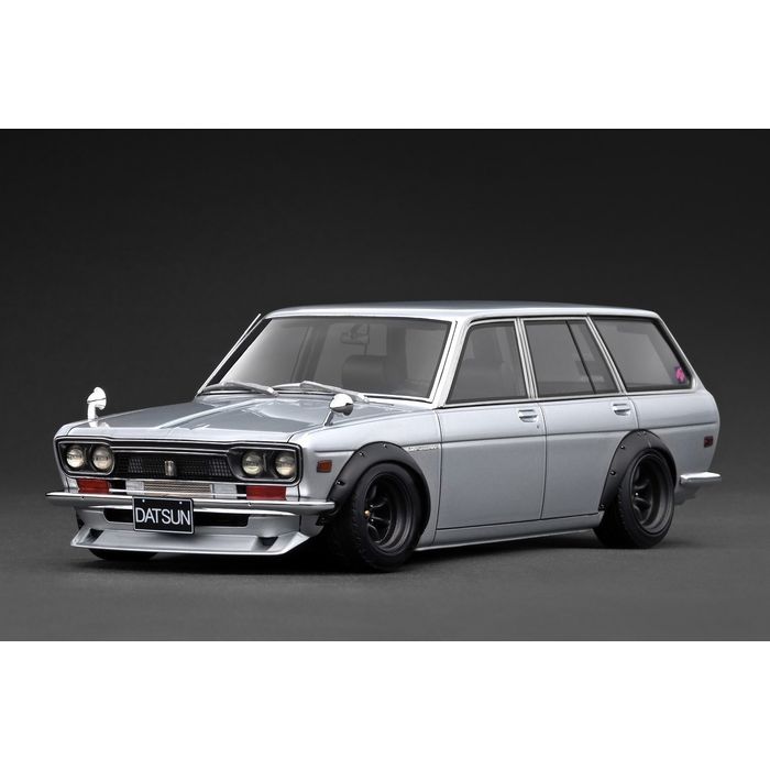 【沖縄・離島配送不可】イグニッションモデル 1/18 Datsun Bluebird Wagon (510) Silver ティーケー・カンパニー IG3860
