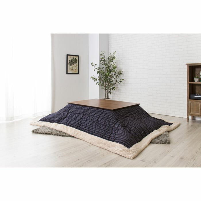 【北海道・沖縄・離島配送不可】【代引不可】こたつ布団 コタツ布団 長方形（120×80cm以下対応） ストライプ2カラー （グレー・ネイビー） 東谷 KK-140