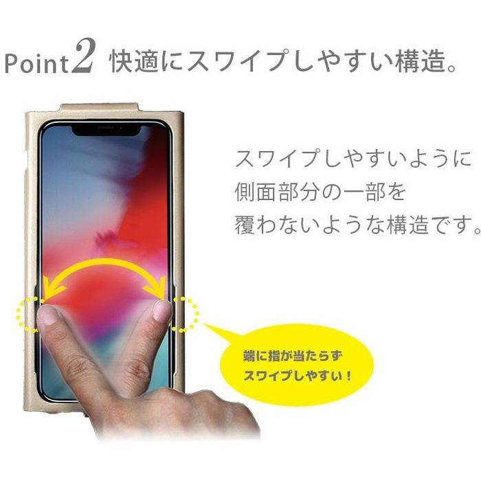 iPhone XR 6.1インチ アイフォン テンアール 用 ケース カバー PUレザーケース グリップバンド付き 4カラー（ブラック・ブラウン・クリーム・グリーン） PGA PG-18YPU0***