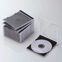 【代引不可】エレコム Blu-ray/DVD/CDケース(標準/PS/1枚収納)/ブラック CCD-JSCN10BK