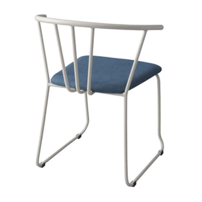 【北海道・沖縄・離島配送不可】【代引不可】アームチェア チェア 椅子 ダイニングチェア スチール ファブリック 布張り 背もたれあり 食卓椅子 東谷 TEC-74 [2]