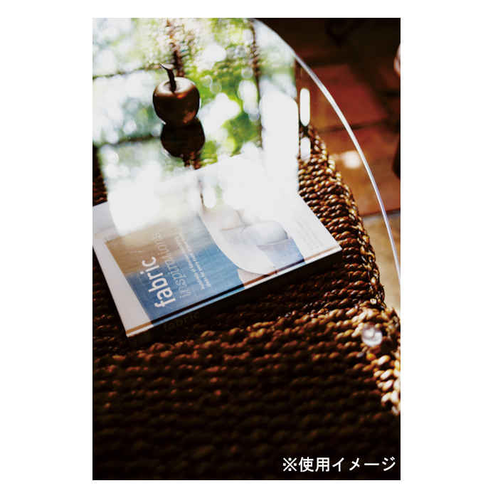 【北海道・沖縄・離島配送不可】【代引不可】テーブル オーバルテーブル 楕円 センターテーブル ローテーブル ソファテーブル ガラステーブル ガラス天板 アバカ ナチュラル アジアンインテリア アジアンテイスト 組立式 クラール 東谷 NRT-415 [3]