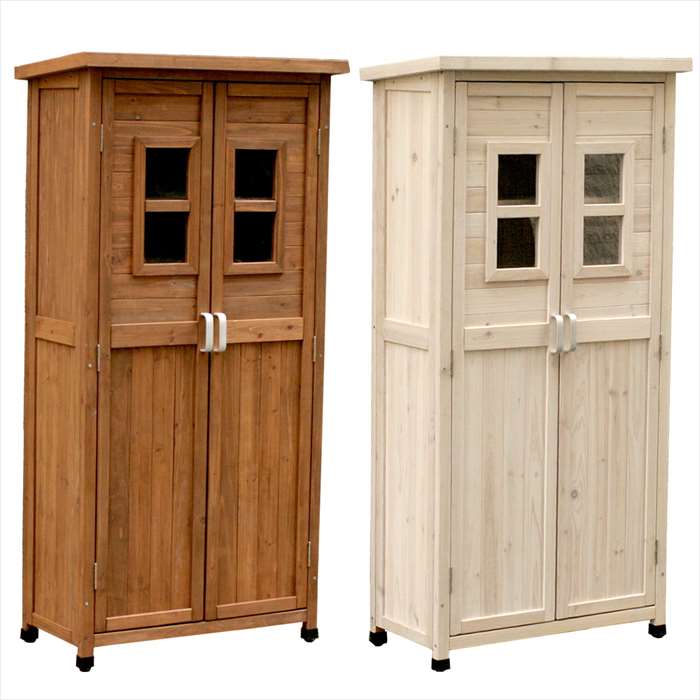 【北海道・沖縄・離島配送不可】【代引不可】ベランダ薄型収納庫1600 物置 小屋 倉庫 W800×D400×H1600mm 木製 天然木 杉 棚板付き バルコニー テラス ガーデニング 掃除道具 アウトドアグッズ 防災 備蓄 収納 住まいスタイル SPG-001