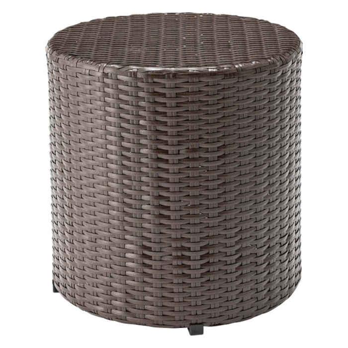 【北海道・沖縄・離島配送不可】【代引不可】スツール W40×D40×H40cm 円型 丸 円柱 ラタン調 ポリエチ..