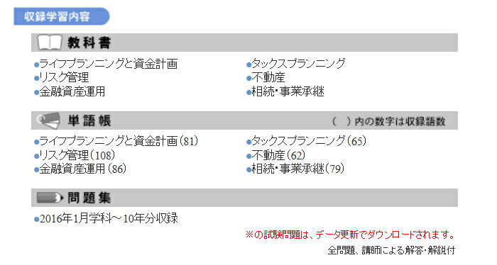 【沖縄・離島配送不可】【代引不可】プレミア6 7つの学習法 FP3級試験　1年e-Learningチケット付き メディアファイブ -