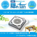 隠れfan 着脱式ファンユニット サーキュレーター 送風機 こたつをオールシーズン活用 こたつからそよ風 メトロ電気工業 FU-1201 K