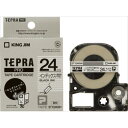 【キングジム】【テプラ】PROテープ インデックスラベル 透明つや消し/黒文字 製品型番:STY24KM(2)