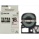 【キングジム】【テプラ】PROテープ カラーラベル パステル 灰/黒文字 製品型番:SC18H