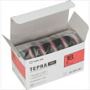 【キングジム】【テプラ】PROテープ カラーラベル パステル 赤 エコパック(5個入り) 製品型番:SC18R-5P