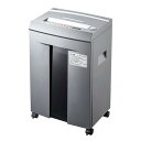 【沖縄・離島配送不可】【代引不可】ペーパー&CDシュレッダー 電動 40分連続使用可能 A4用紙10枚、DVD、CD、クレジットカードが細断可能 ダストボックス...