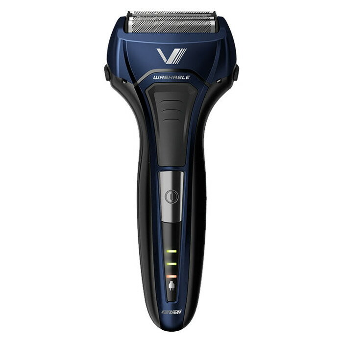 髭剃り 電気シェーバー 4枚刃 往復式 濃いヒゲも素早くカット 握りやすいラバーグリップ 本体丸洗い可能 約4週間充電不要 WEB限定セット 替刃付属 ブルー ...