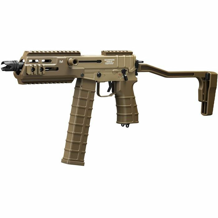 電動コンパクトマシンガン No.10 スコーピオン Mod.D モッドD FDE フラットダークアース 東京マルイ 4952839175397