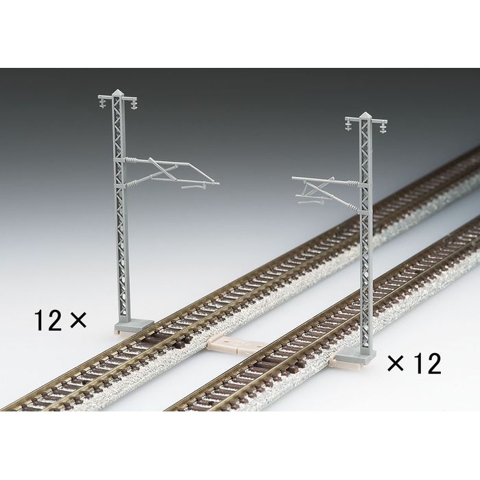 Nゲージ 単線 架線柱・鉄骨型 24本入 鉄道模型 線路 レール TOMIX TOMYTEC トミーテック 3077