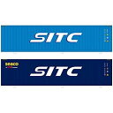 HOゲージ 40ftハイキューブSITC type1 鉄道模型 モデルアイコン 733B22