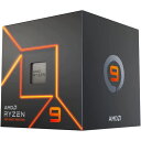 【沖縄・離島配送不可】【代引不可】CPU デスクトップパソコン用 AMD Ryzen 9 7900 with Wraith Prismクーラー 3.7GHz 1...