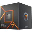 【沖縄・離島配送不可】【代引不可】CPU デスクトップパソコン用 AMD Ryzen 7 7700 with Wraith Prismクーラー 3.8GHz 8...