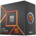 【沖縄・離島配送不可】【代引不可】CPU デスクトップパソコン用 AMD Ryzen 5 7600 with Wraith Stealthクーラー 3.8GHz...